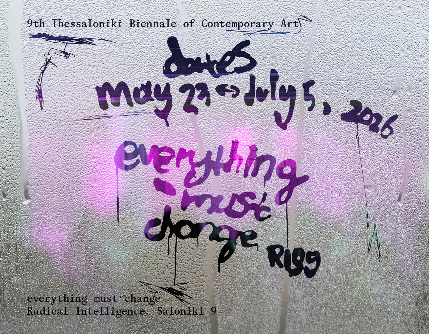 9th Thessaloniki Biennale of Contemporary Art everything must change. RIS9